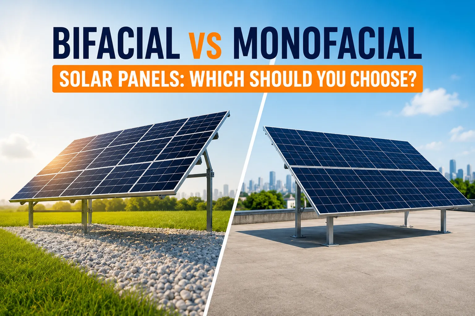 Bifacial vs Monofacial Solar Panels: Which Should You Choose?